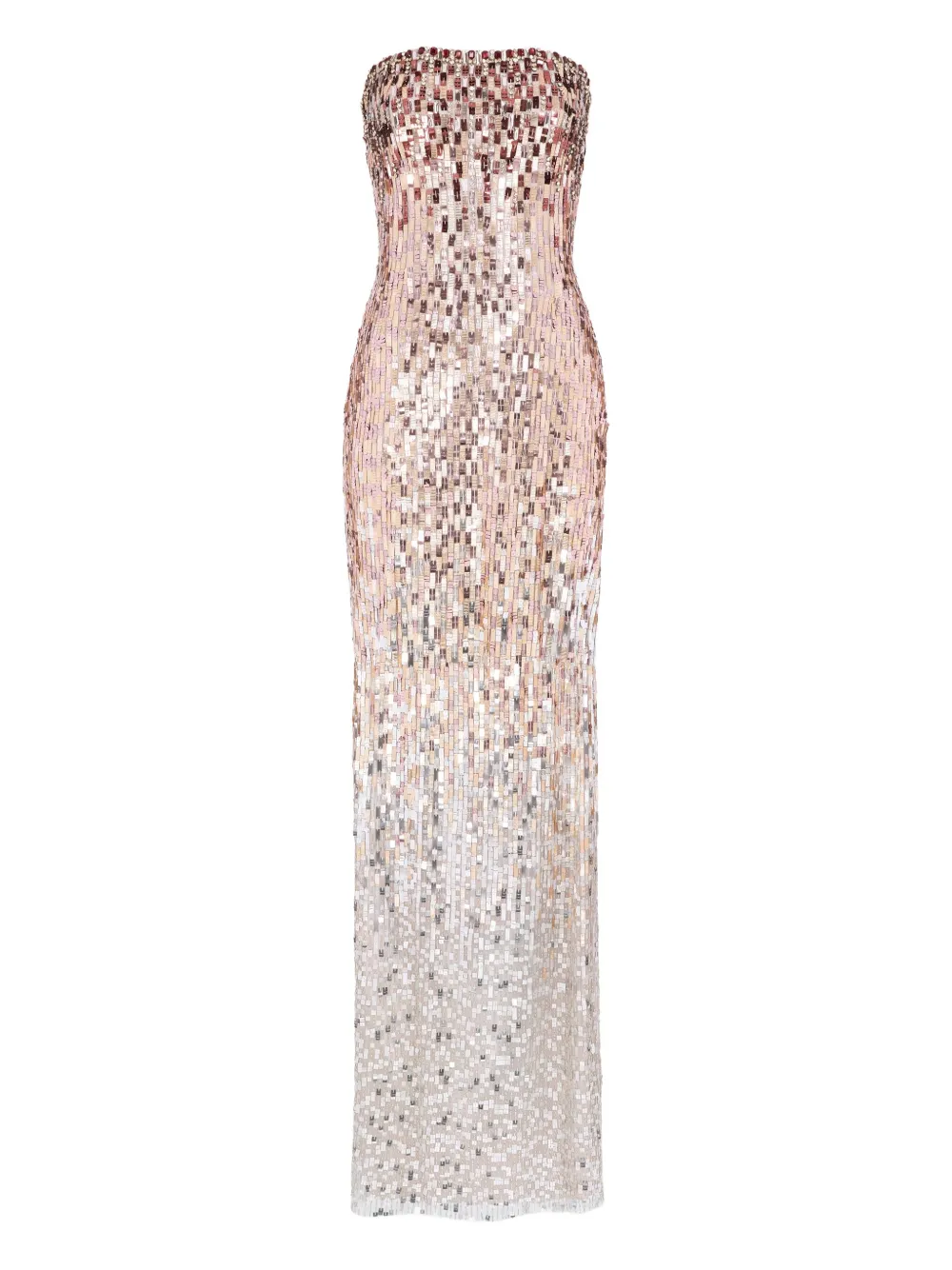 Jenny Packham Lucille maxi-jurk Grijs