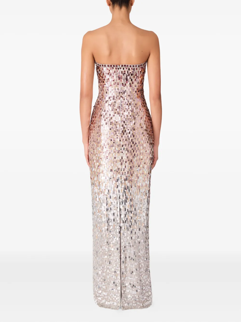 Jenny Packham Lucille maxi-jurk Grijs