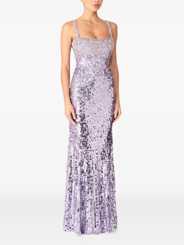 Jenny Packham Mirabeau Maxi Dress | Purple | FARFETCH JO
