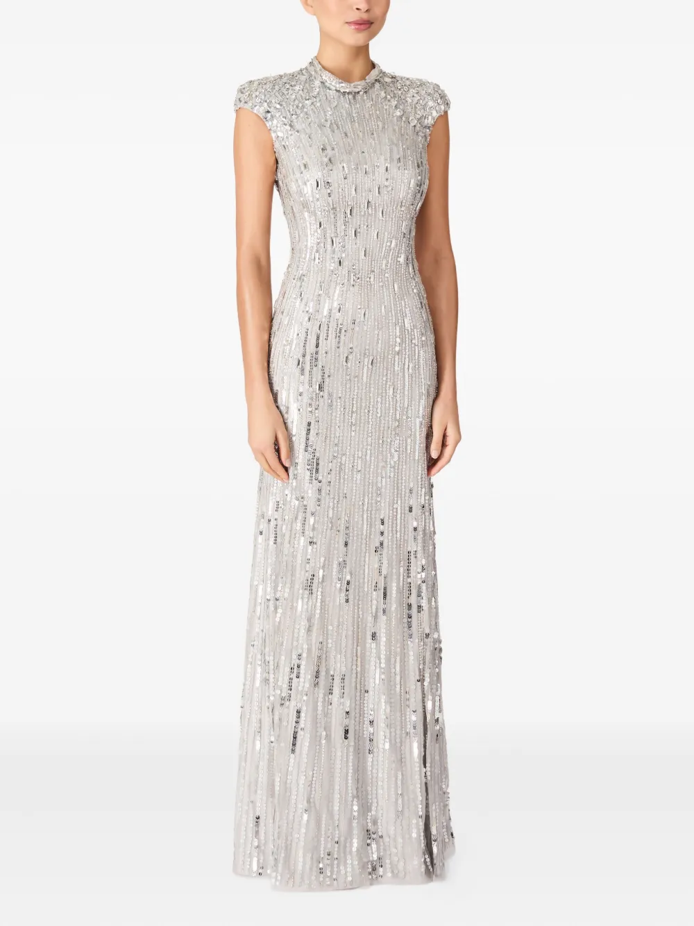 Jenny Packham Ernest maxi-jurk - Grijs