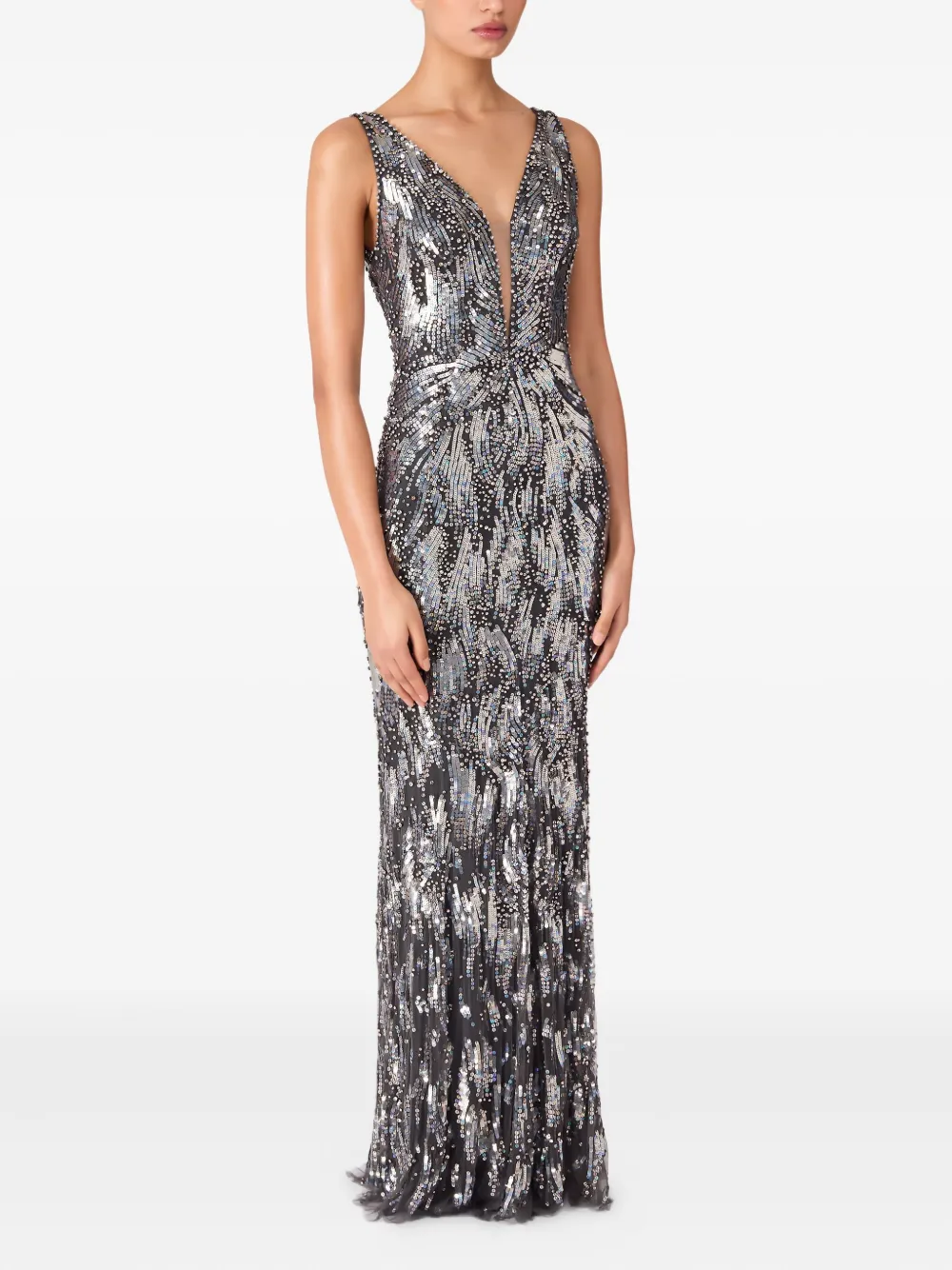 Jenny Packham Marion jurk - Grijs