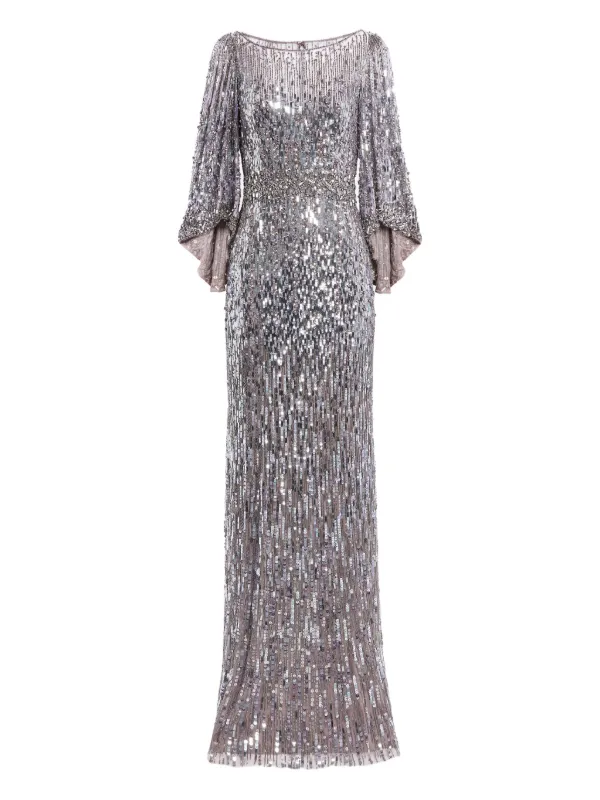 jenny packham grey dress Jenny Packham Ines Dress