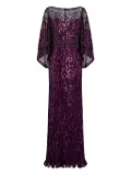 Jenny Packham Ines sequin-embellished maxi dress - Purple