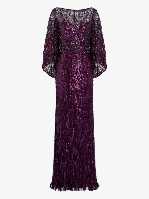 Jenny Packham Ines Maxikleid mit Pailletten