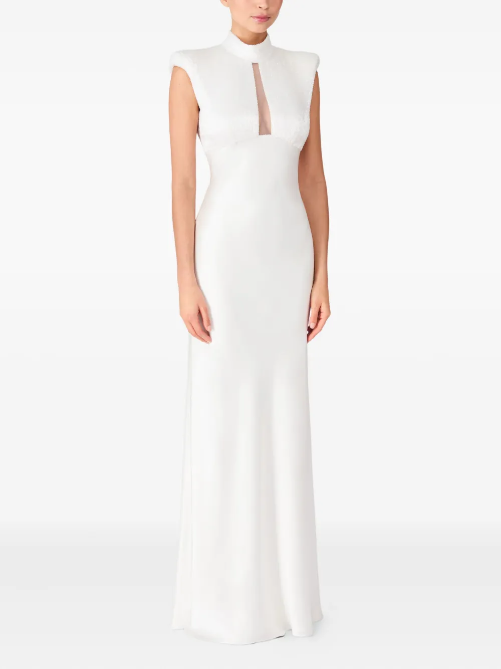 Jenny Packham Devotion maxi-jurk Wit