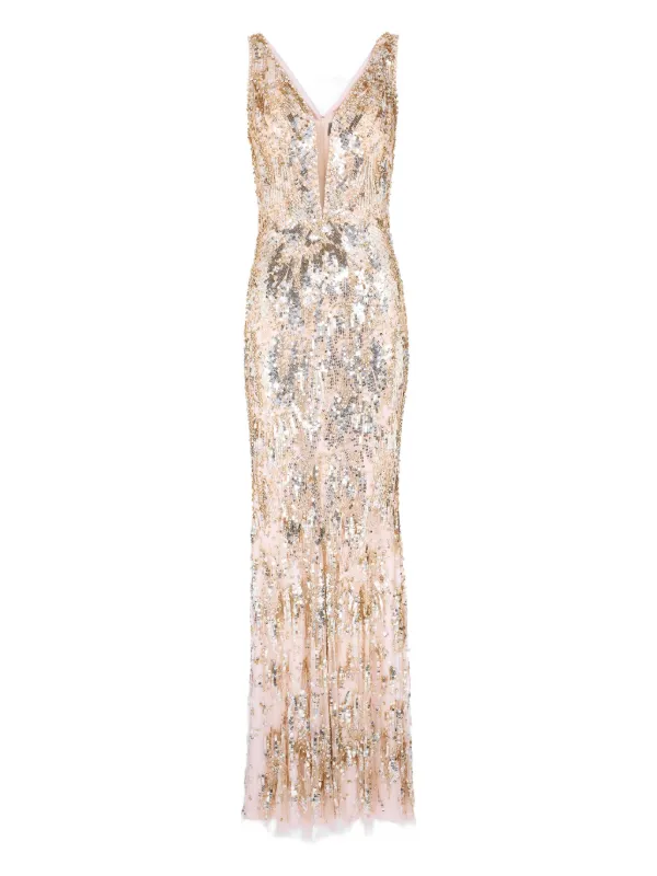 green emerald velvet dress Gold Rush Gown main image 0