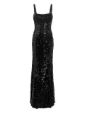 Jenny Packham Mirabeau sequin-embellished maxi dress - Black