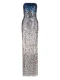 Jenny Packham Lucille maxi dress - Silver