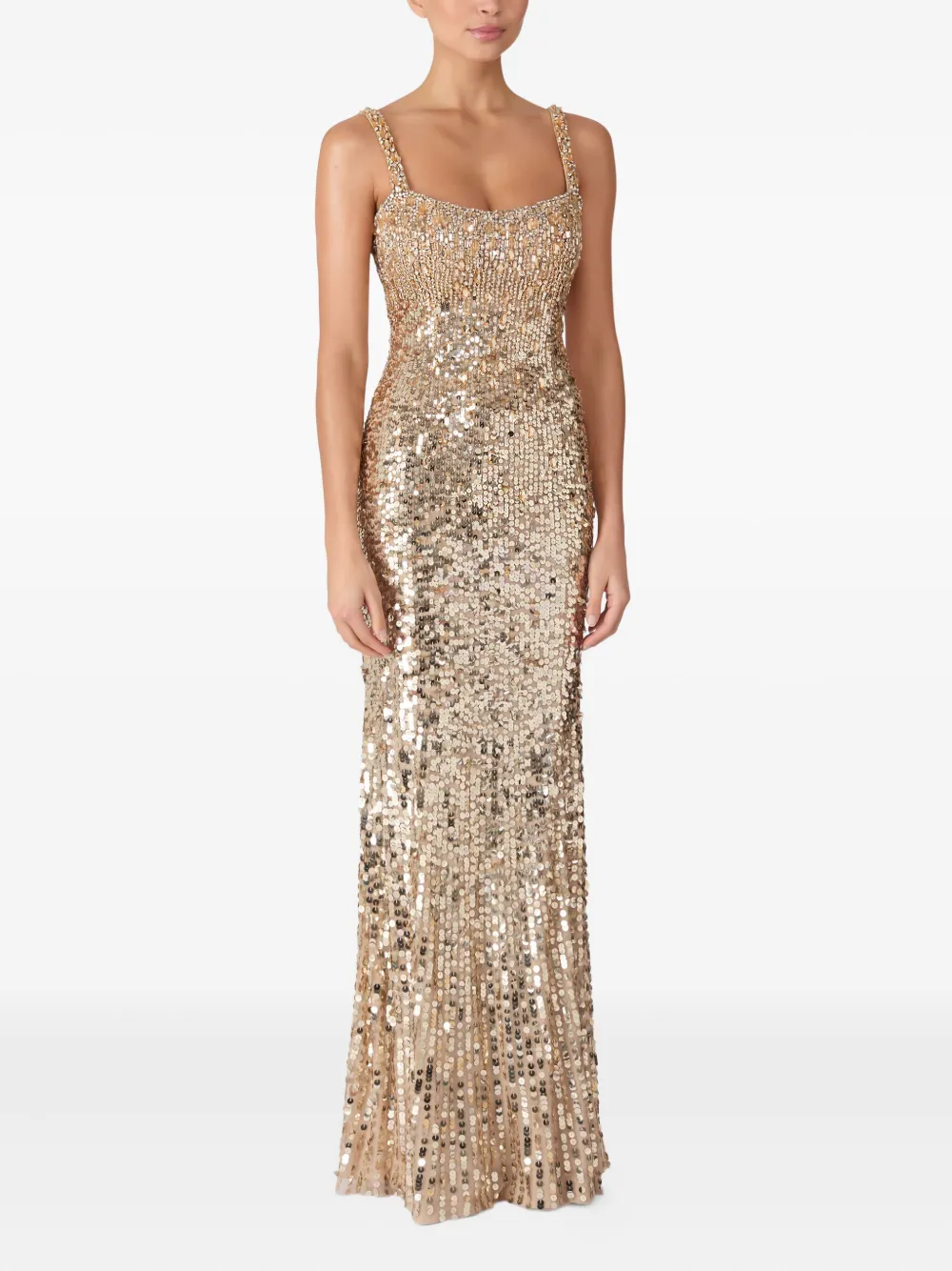 Jenny Packham Mirabeau maxi-jurk - Goud