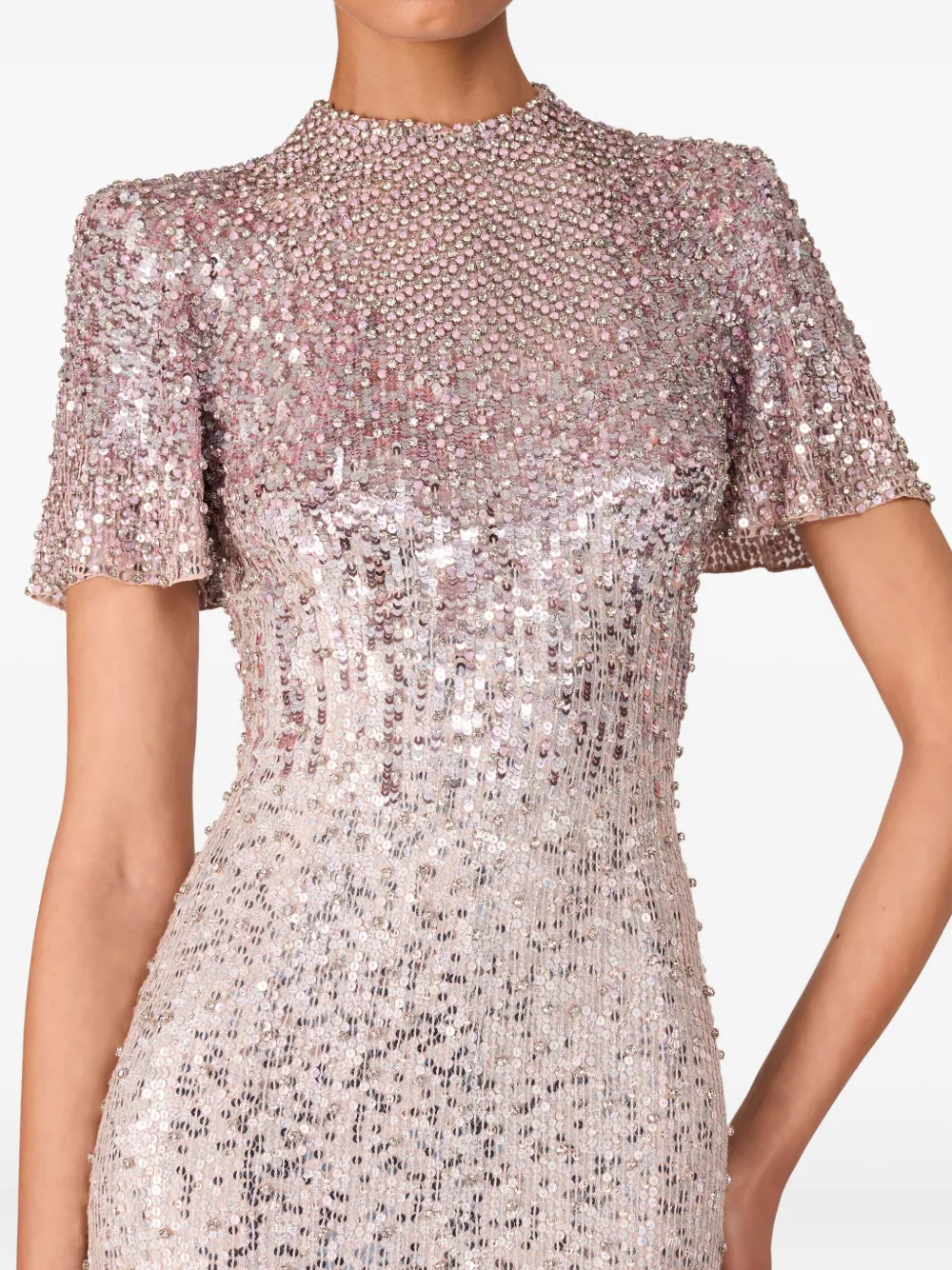 Jenny Packham Jourdain Sequin-embellished Gown