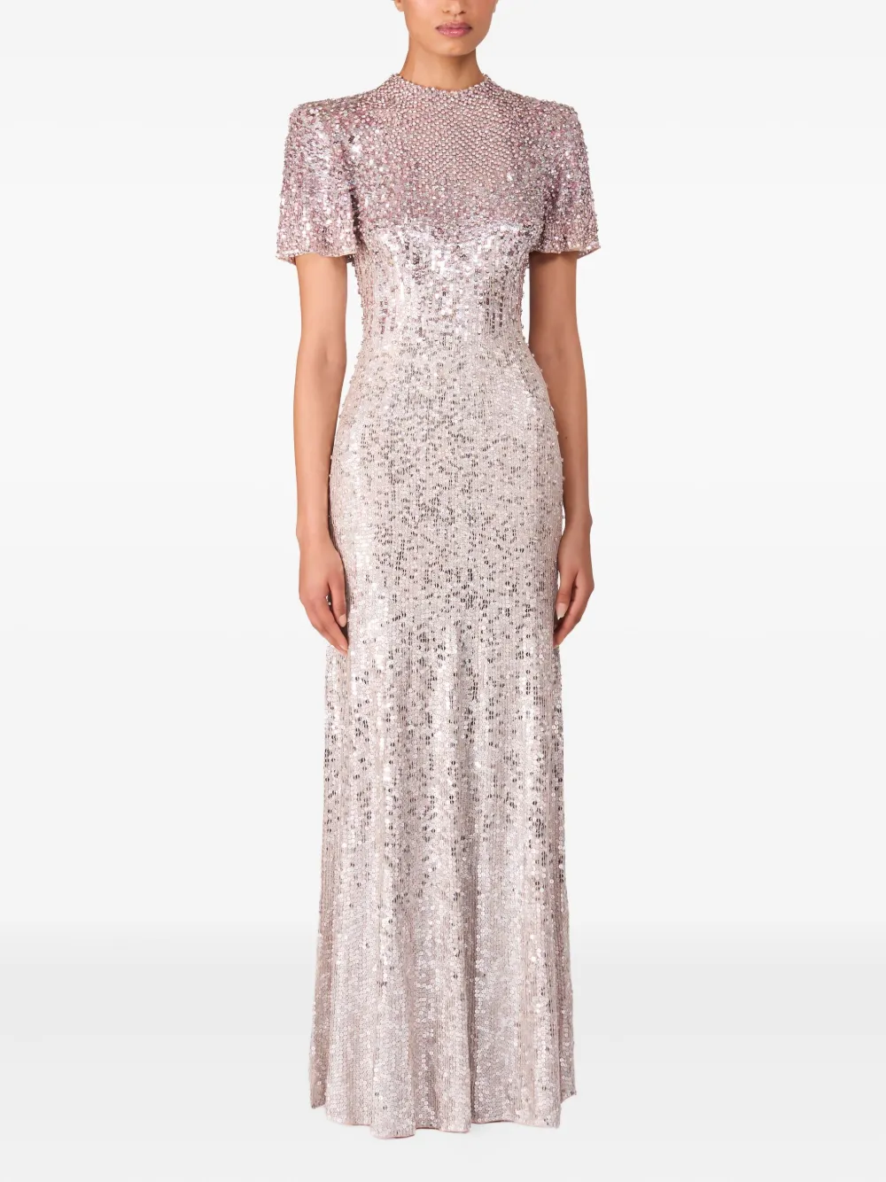 Jenny Packham Jourdain Sequin-embellished Gown