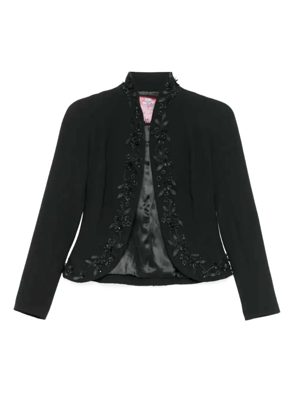 John Galliano Pre-Owned 1990s crystal-embellished jacket | Black | Image 1