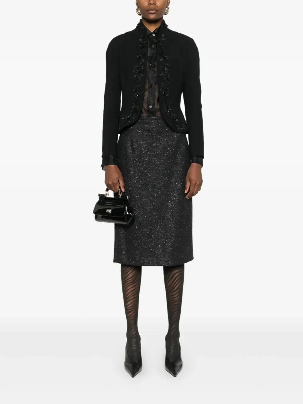 John Galliano Pre-Owned 1990s crystal-embellished jacket | Image 2