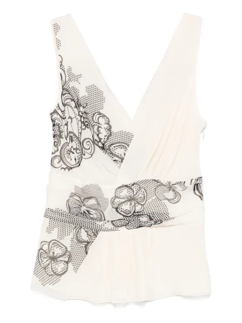 John Galliano Pre-Owned 2000s silk top