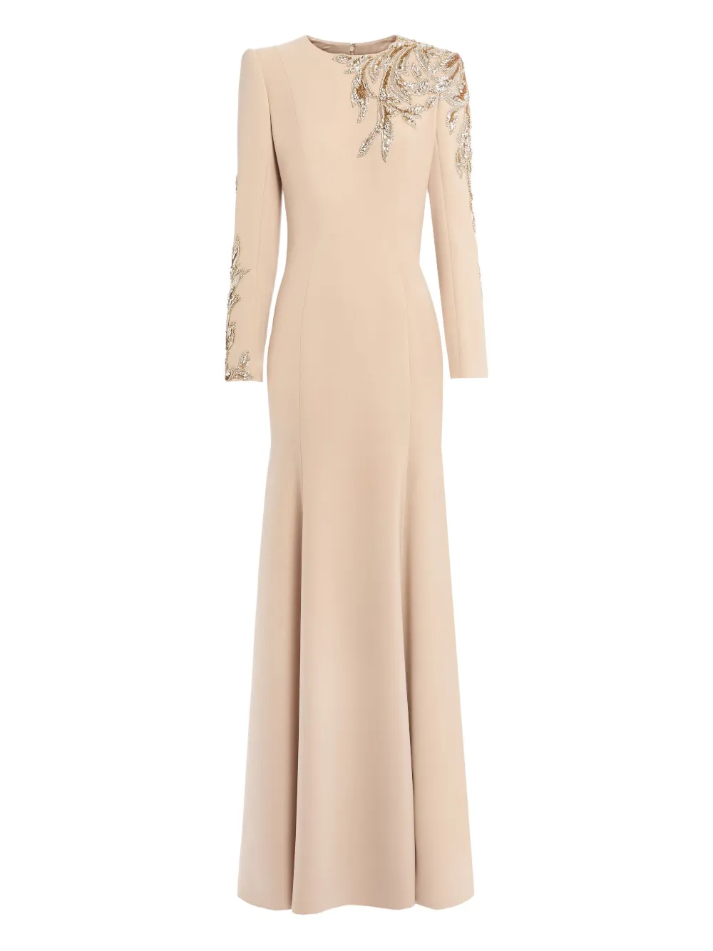Jenny Packham Honor maxi-jurk verfraaid met pailletten Beige