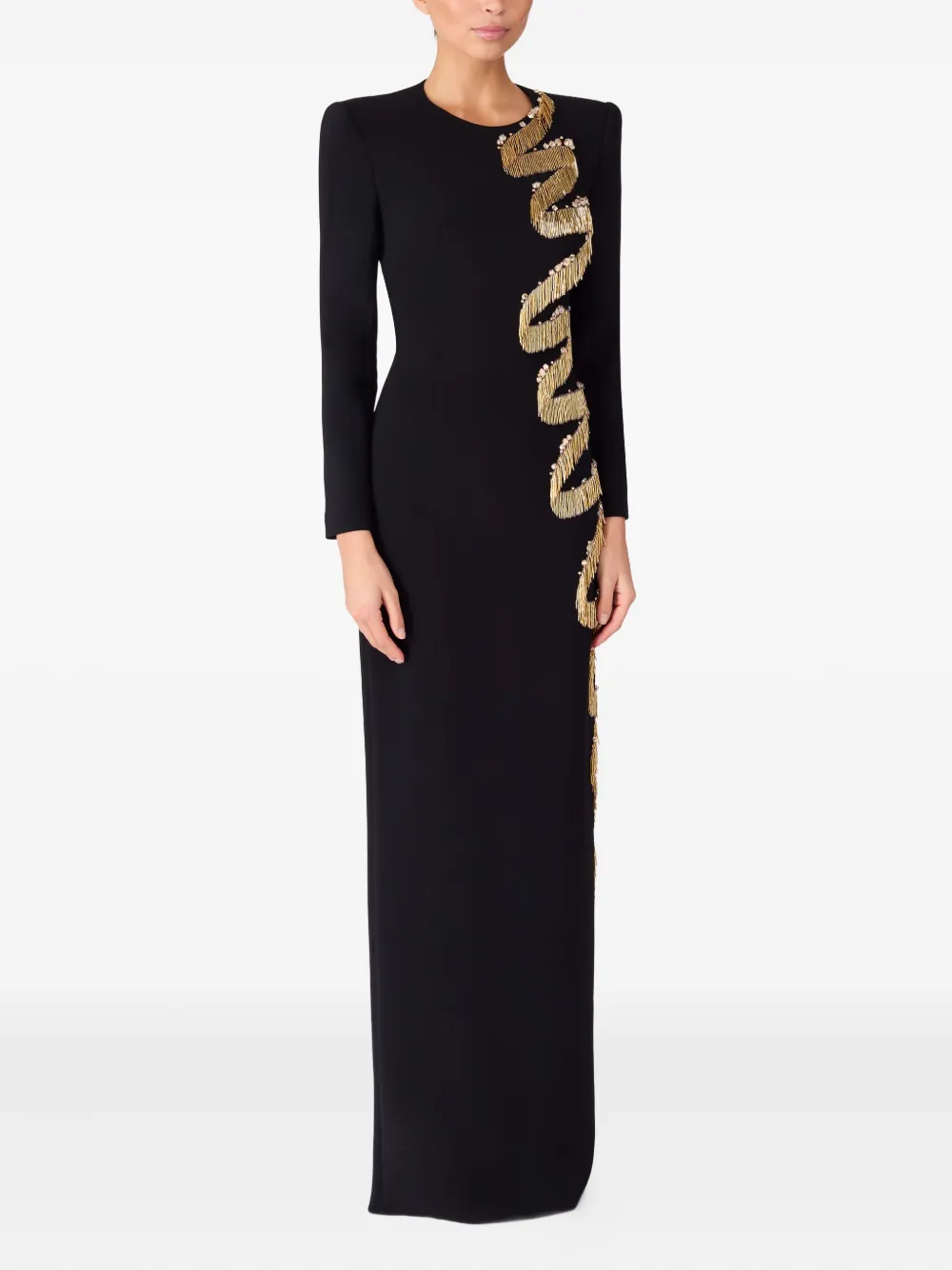 Jenny Packham Liberty maxi-jurk Zwart