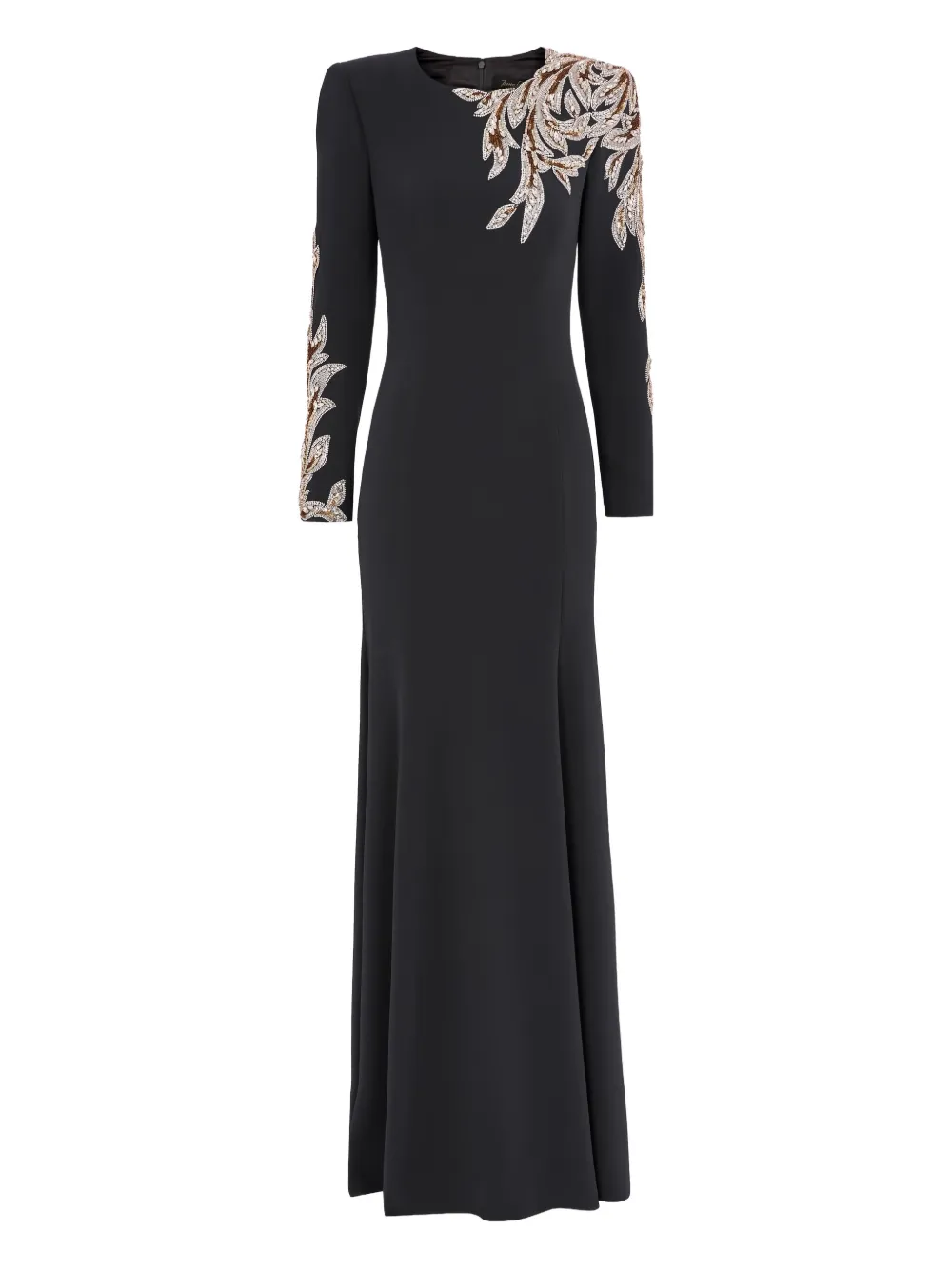 Jenny Packham Honor maxi-jurk verfraaid met pailletten Grijs