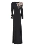 Jenny Packham Honor sequin-embellished maxi dress - Grey
