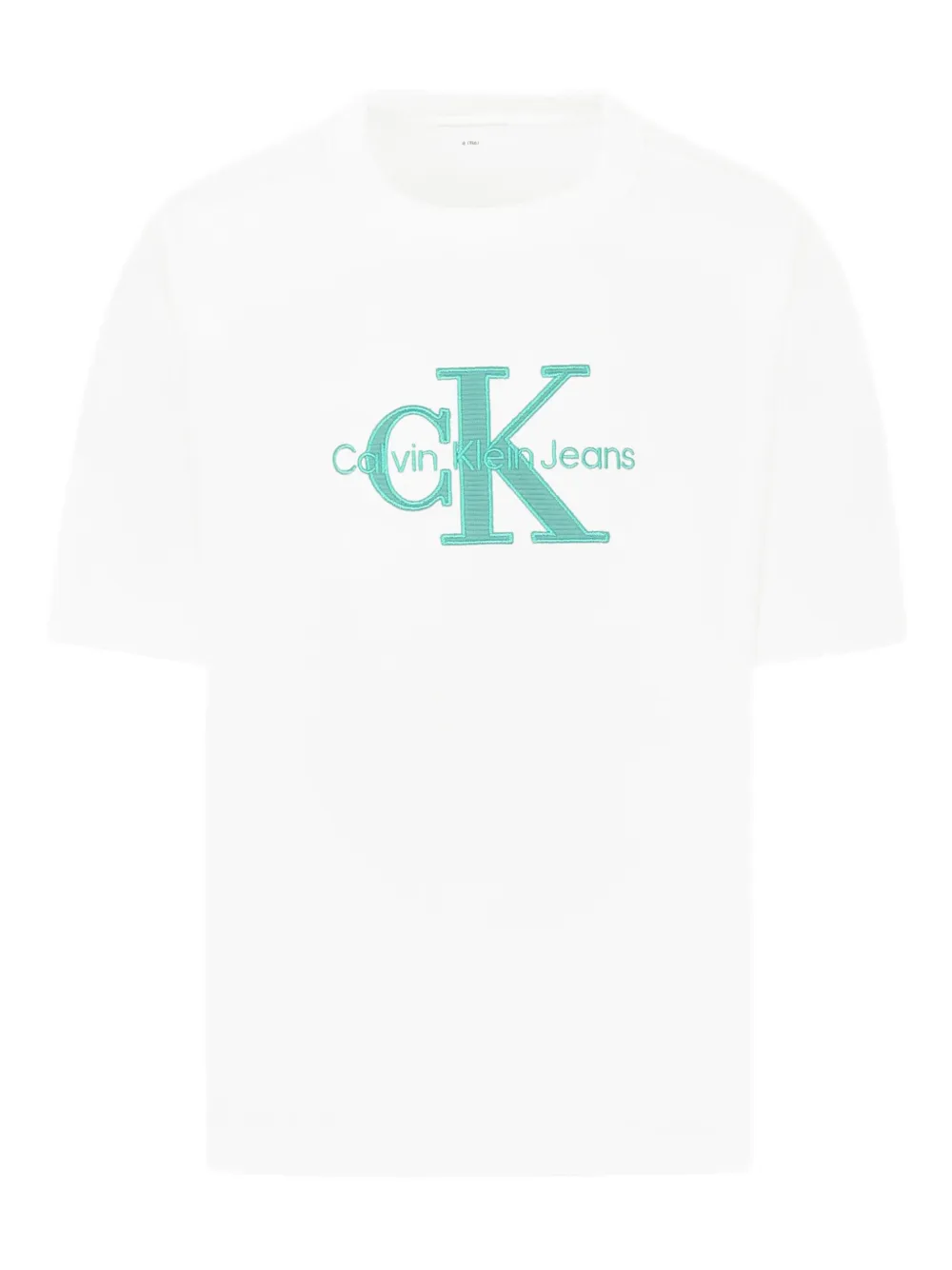 Calvin Klein Kids T-shirt met geborduurd logo Wit
