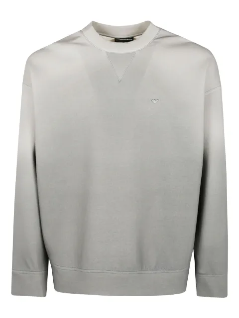 Emporio Armani logo-embroidered sweatshirt