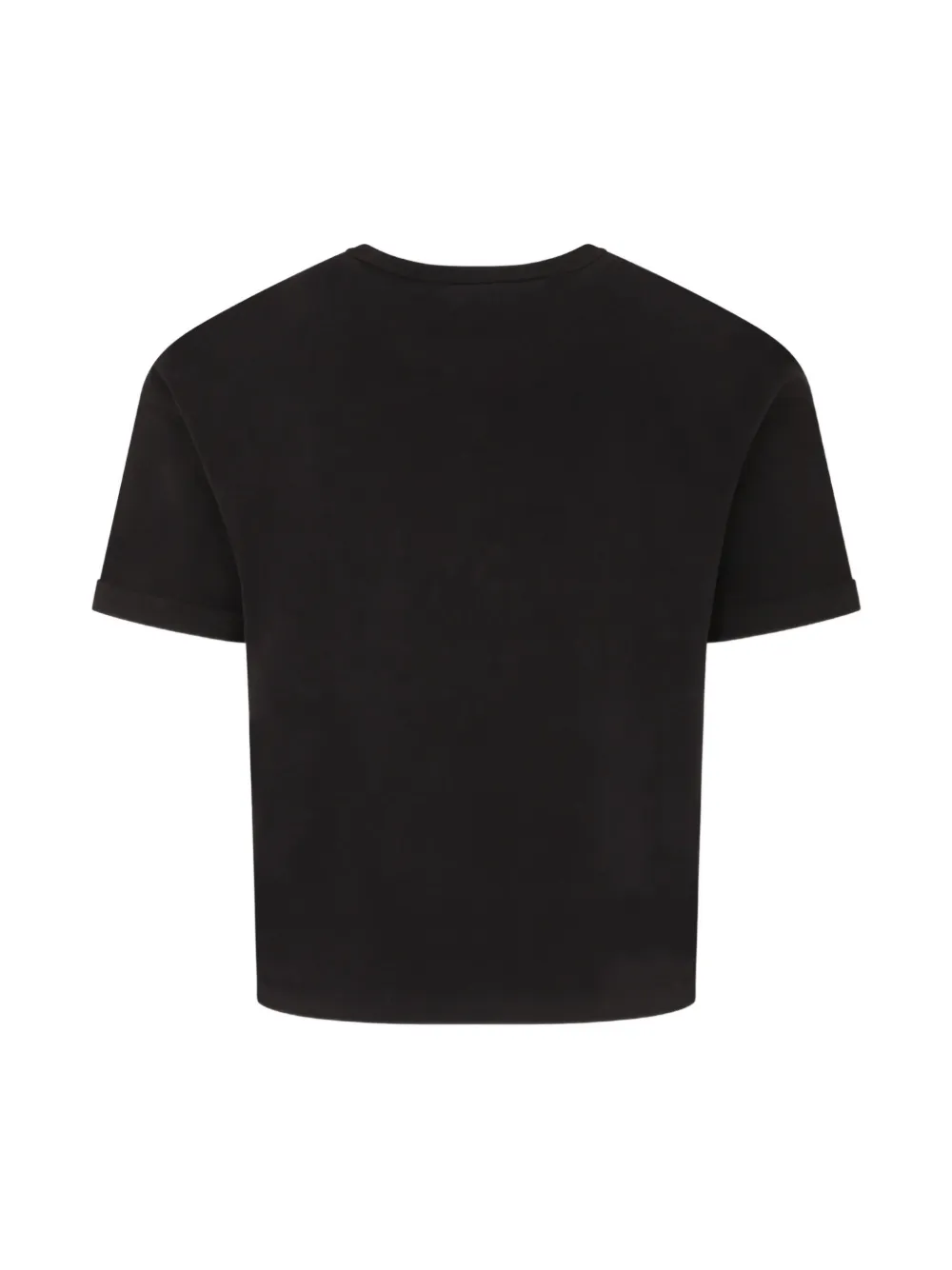 Calvin Klein Kids T-shirt met geborduurd logo Zwart