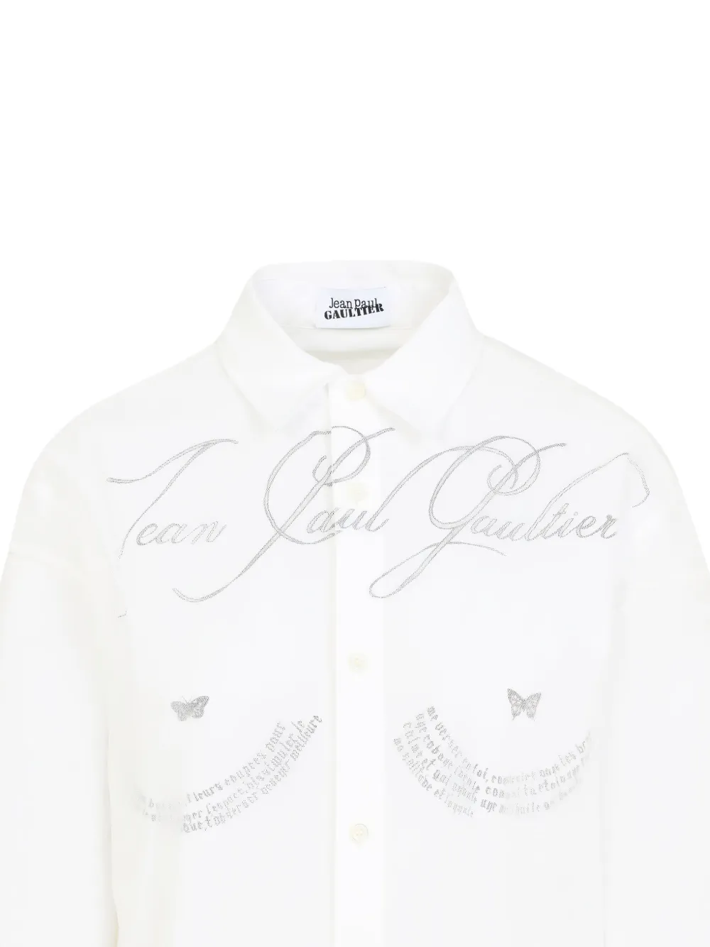 Jean Paul Gaultier Cotton Shirt in White, view 3