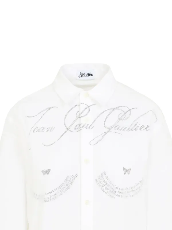 Jean Paul Gaultier Cotton Shirt | White | FARFETCH GE