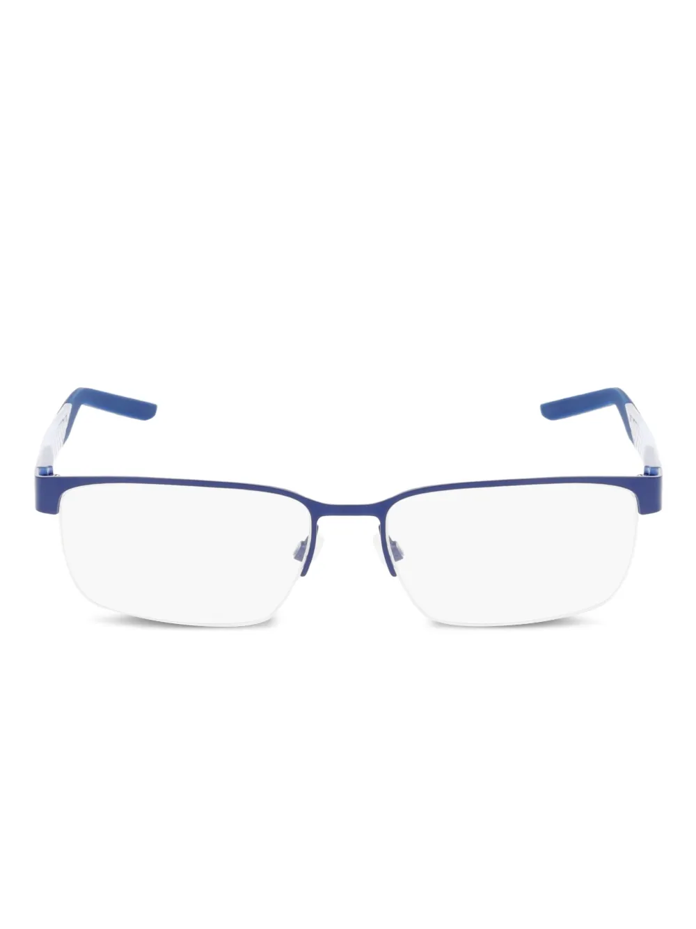 Nike lunettes de vue à monture rectangulaire | bleu | Image 1