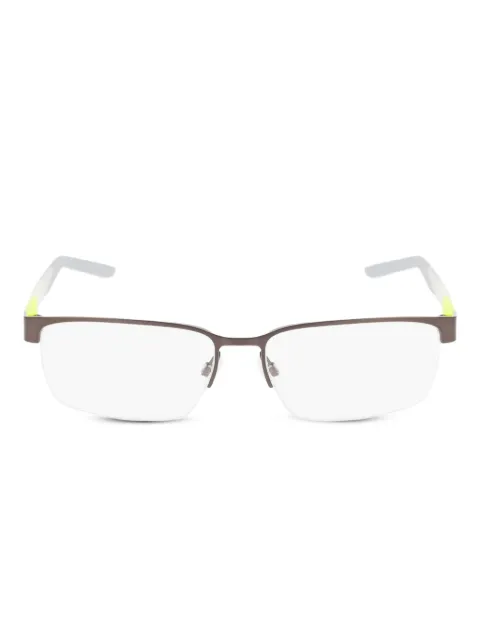 Nike half-rim rectangle glasses