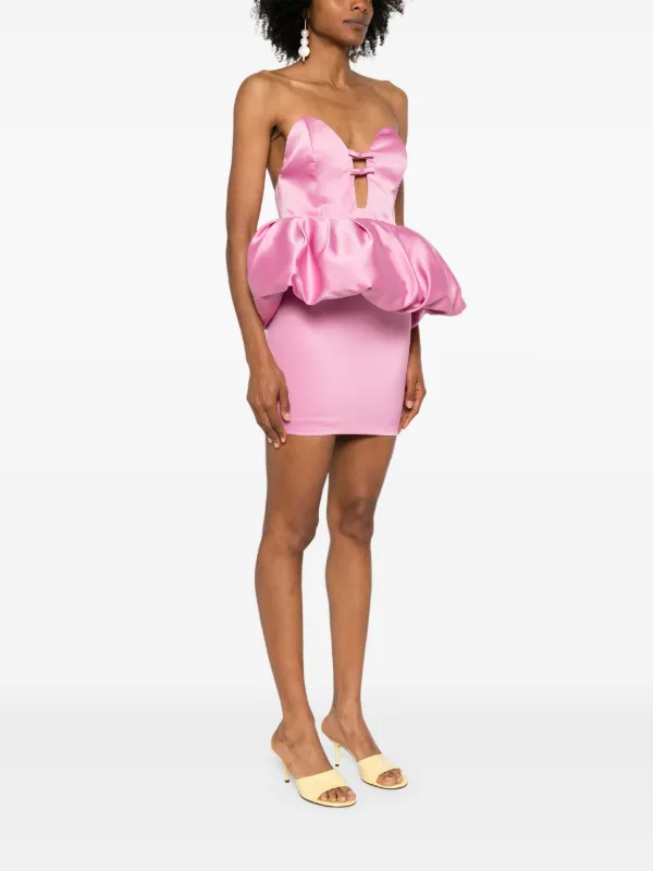 The New Arrivals Ilkyaz Ozel Lia Mini Dress Purple FARFETCH PH