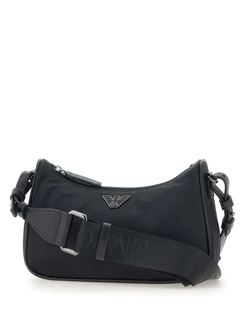 Emporio Armani logo-embossed messenger bag
