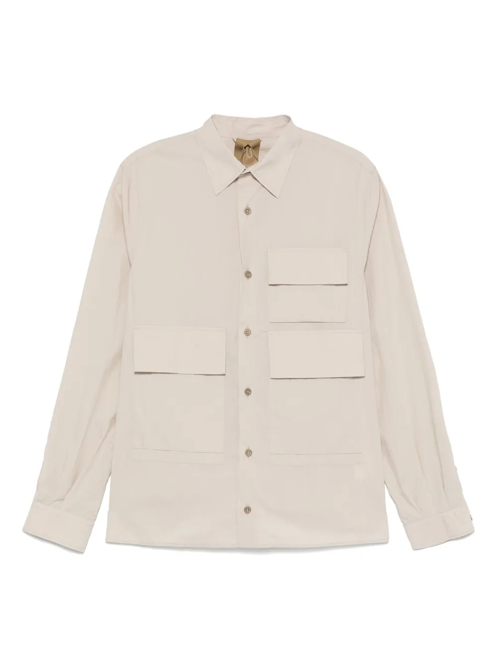 Ten C Overhemd met lange mouwen Beige