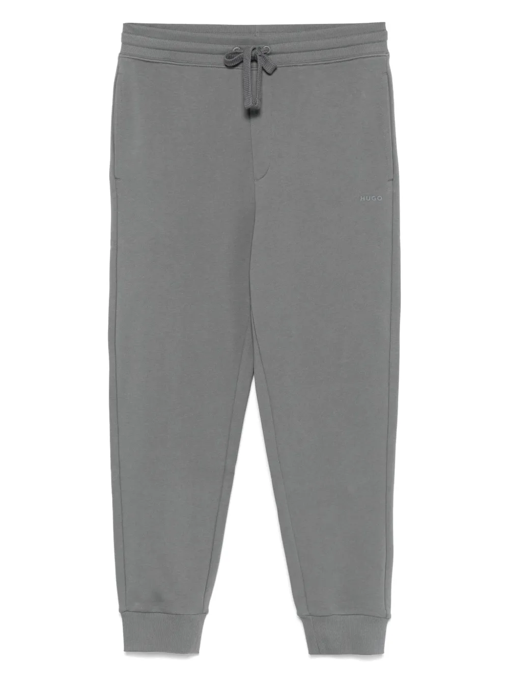 HUGO rubberised-logo track pants | Grey | Image 1