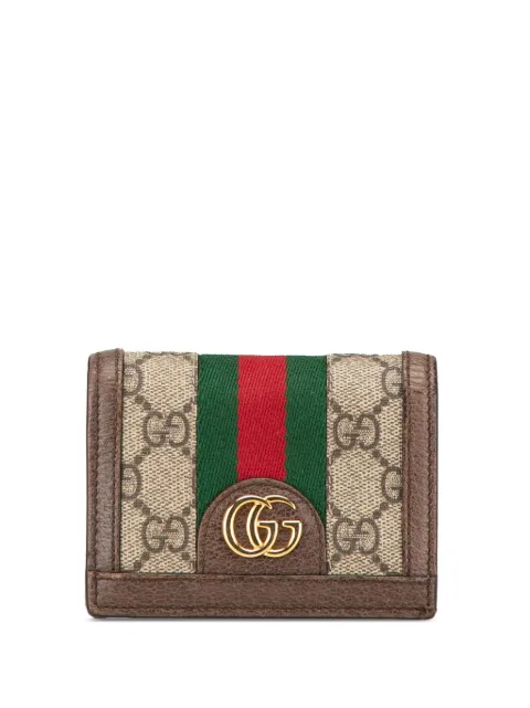 Gucci Pre-Owned 2016-2024 GG Supreme Ophidia Wallet small wallets