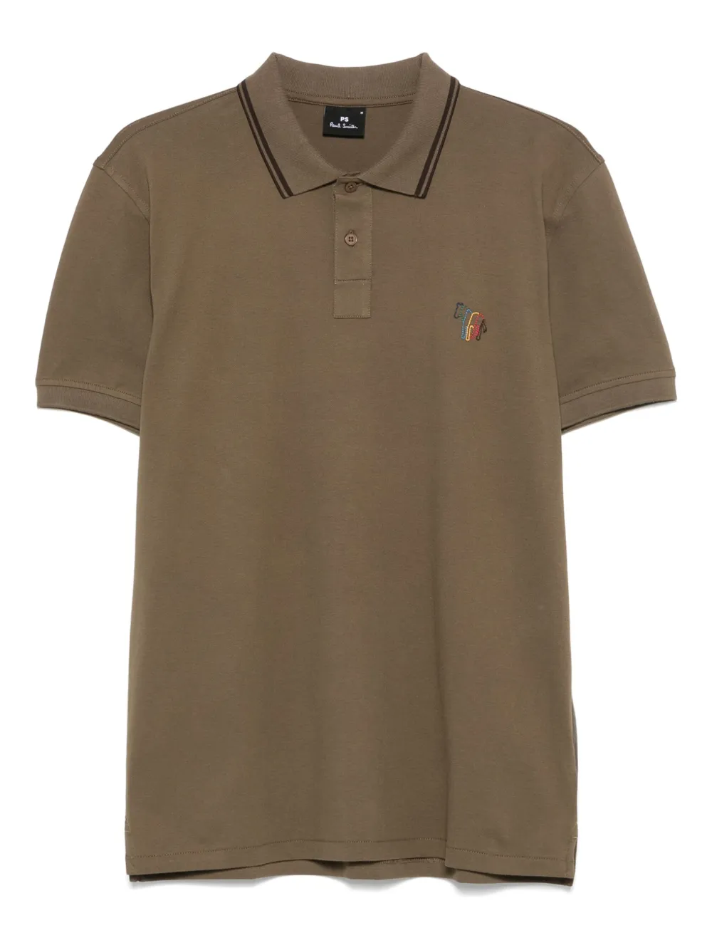 PS Paul Smith Broad Stripe ゼブラ ポロシャツ - グリーン PS Paul Smith Broad Stripe ゼブラ ポロシャツ - グリーン