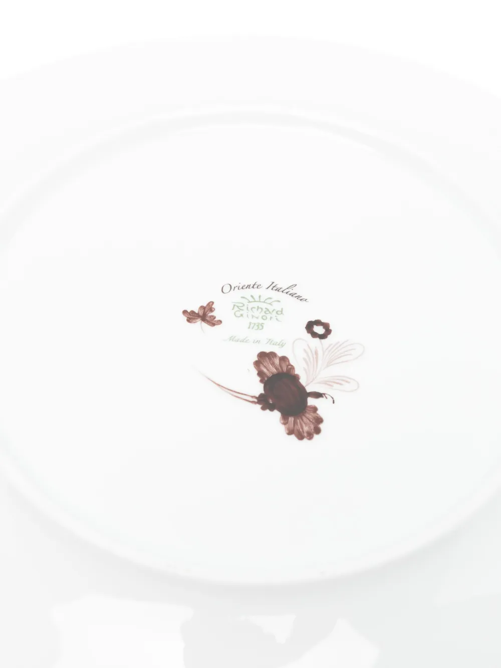 Ginori 1735 Porcelain Charger Plate (31cm) In Brown