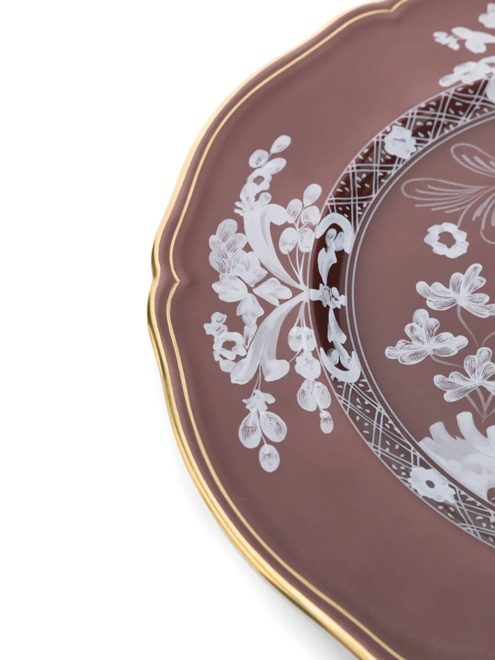 Ginori 1735 Porcelain Charger Plate (31cm) In Brown