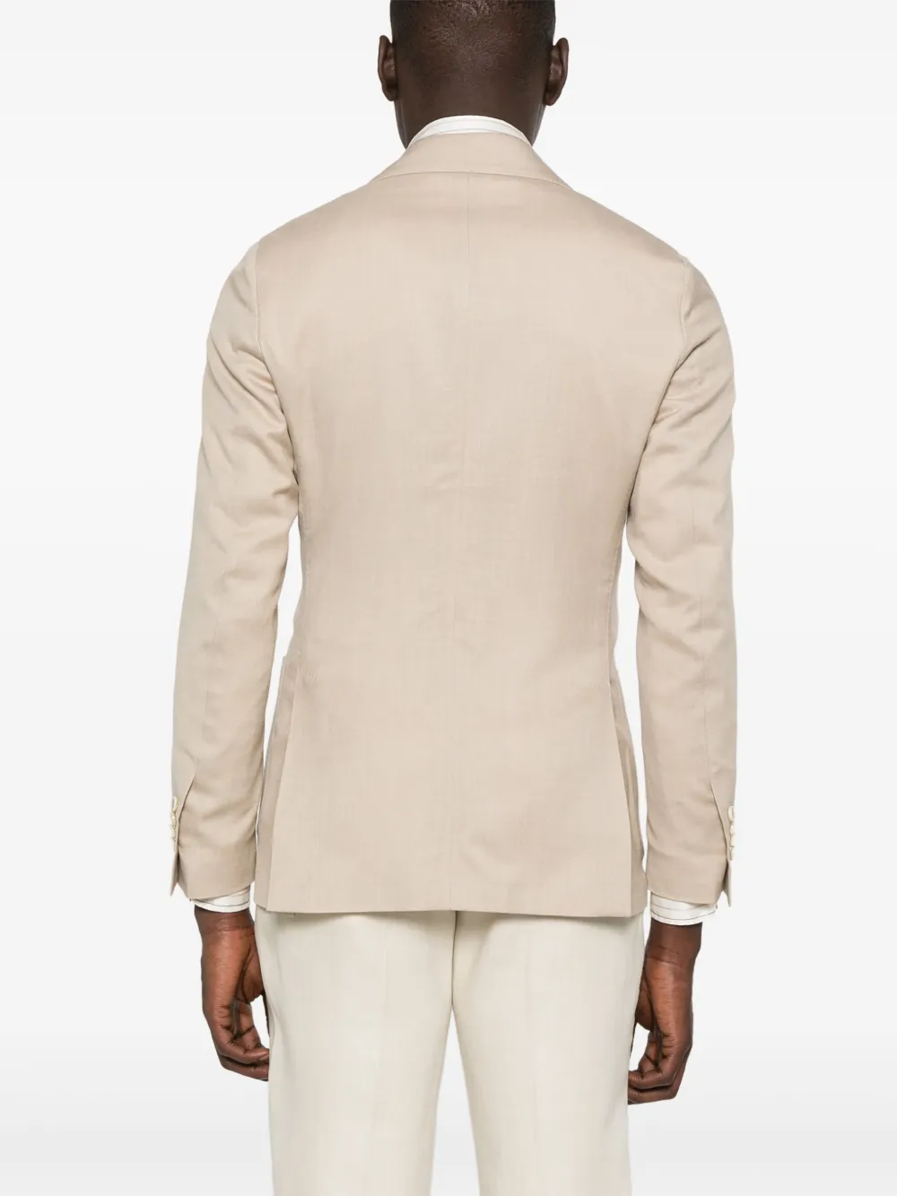 Lardini Blazer met enkele rij knopen Beige