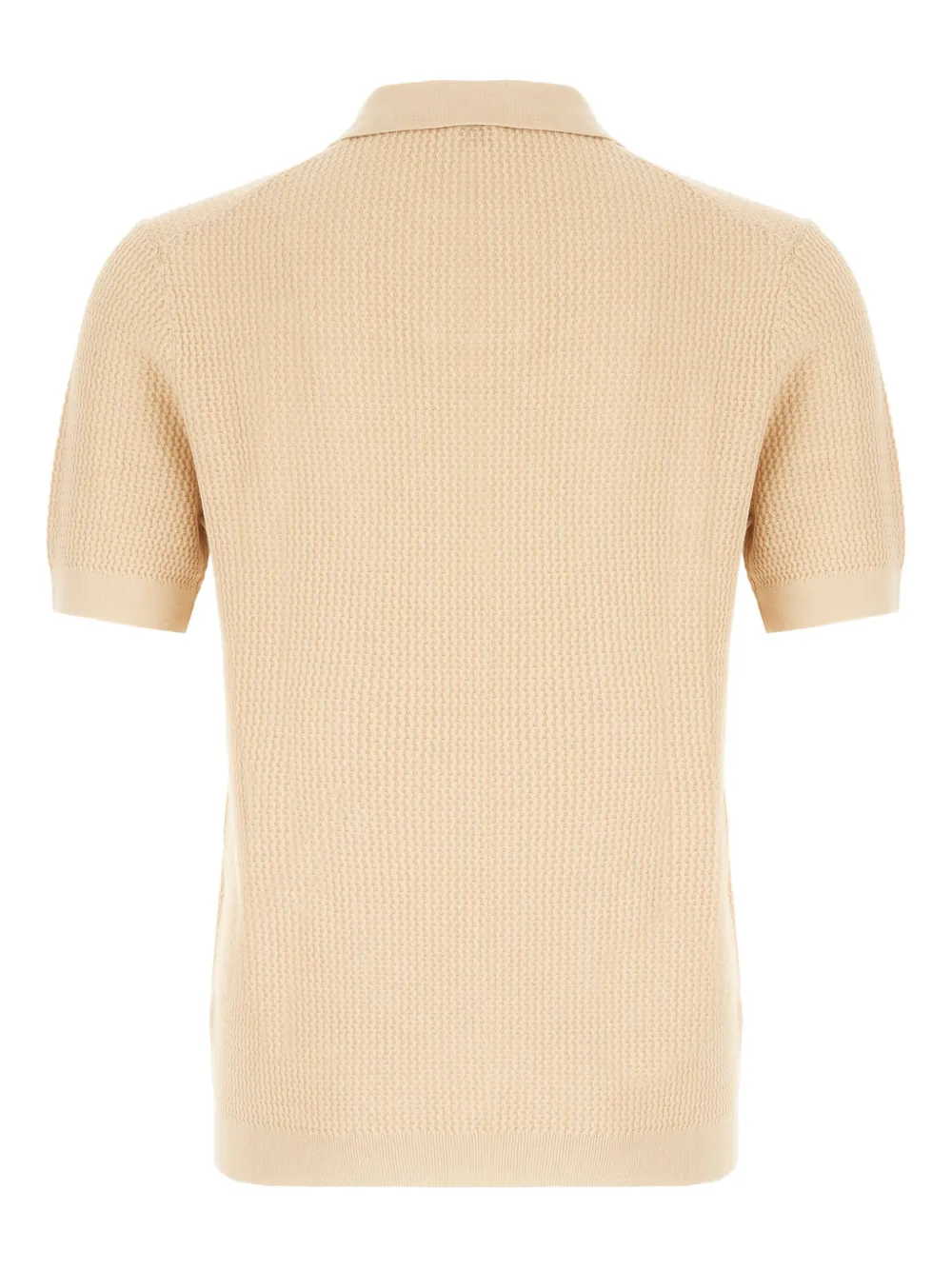 CLAQ knit polo shirt - Beige