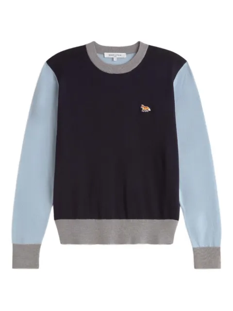 Maison Kitsuné كنزة صوف المارينو