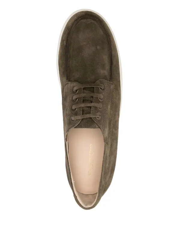 Stuart Weitzman Suede Derby Shoes | Green | FARFETCH