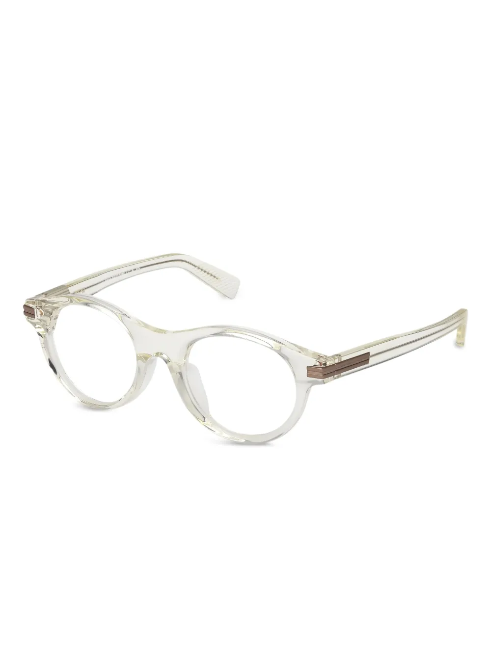 Zegna round-frame glasses | Neutrals | Image 1