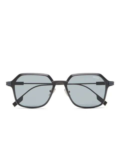 Zegna octagonal-frame sunglasses