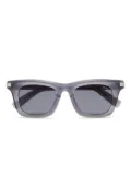 Zegna angular-frame sunglasses - Grey