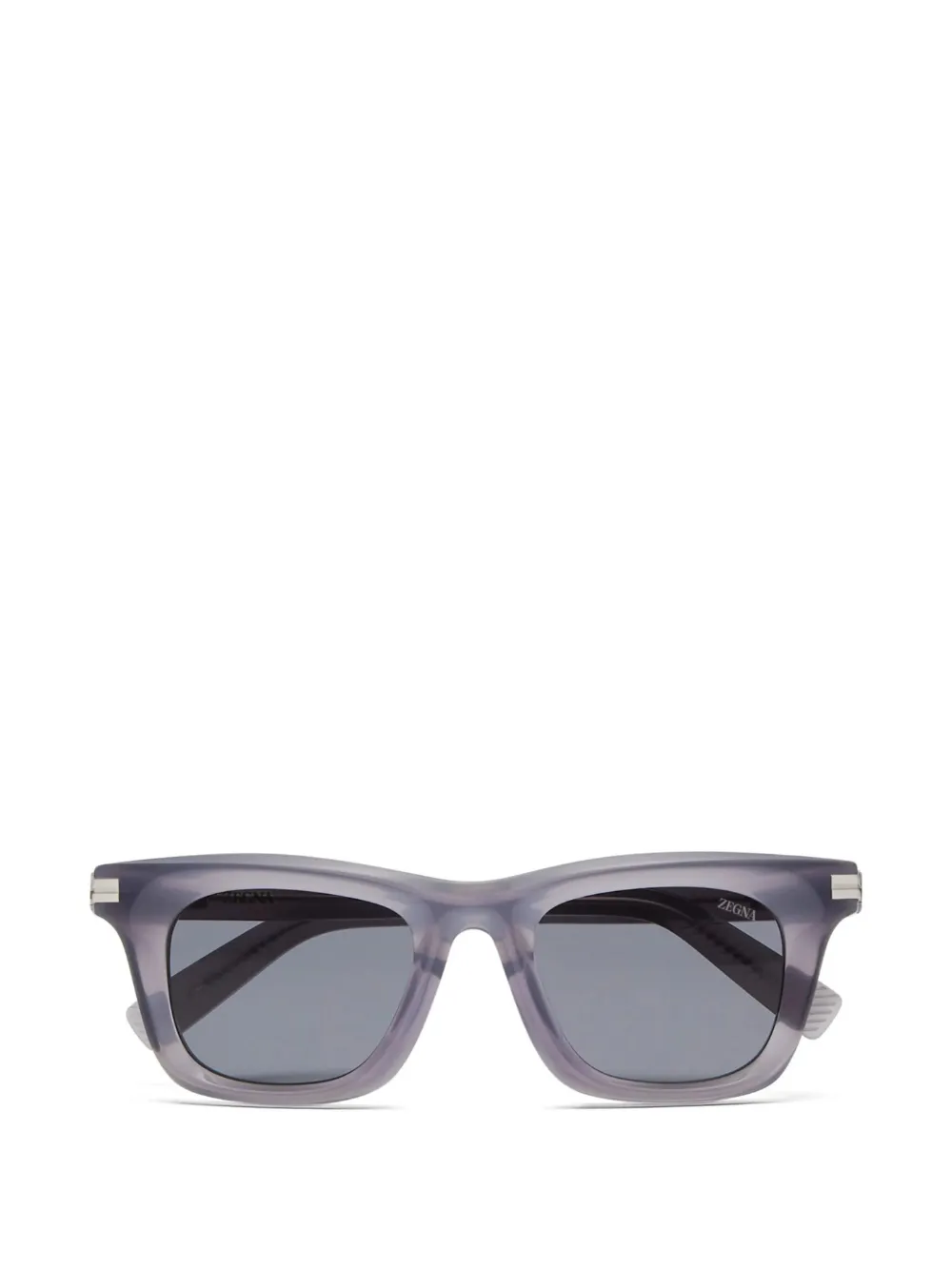Zegna Occhiali da sole squadrati - Grigio