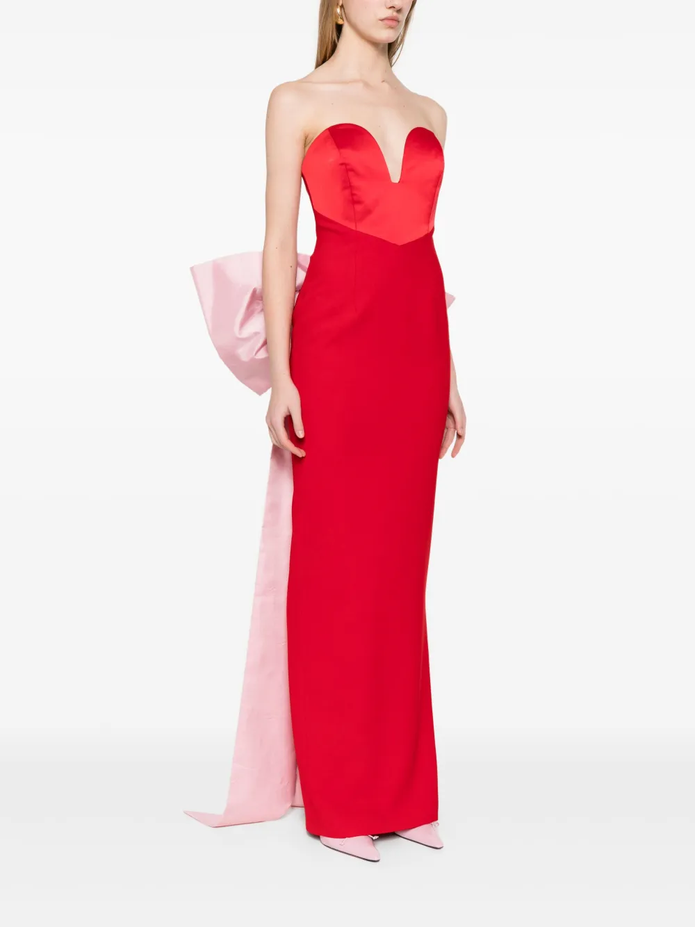 The New Arrivals Ilkyaz Ozel Vera avondjurk Rood