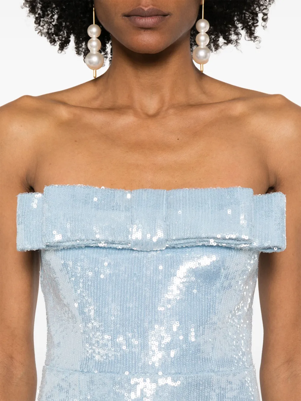 The New Arrivals Ilkyaz Ozel Sisu mini-jurk Blauw
