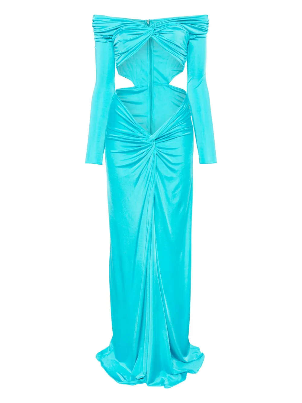 The New Arrivals Ilkyaz Ozel Jasmine maxi-jurk Blauw