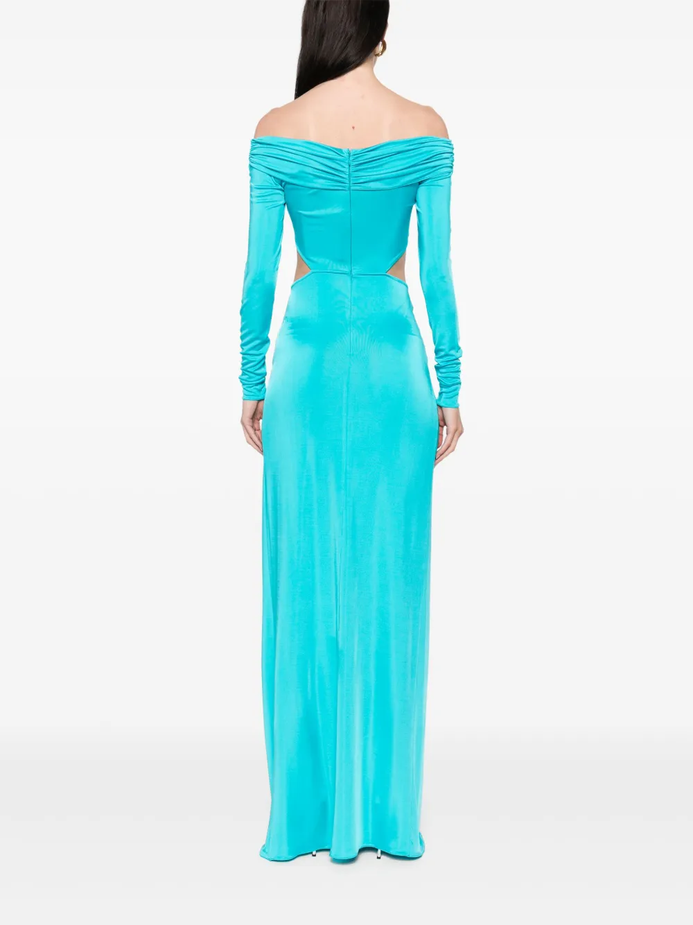 The New Arrivals Ilkyaz Ozel Jasmine maxi-jurk Blauw