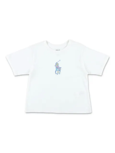 POLO RALPH LAUREN KIDS logo-embroidered T-Shirt